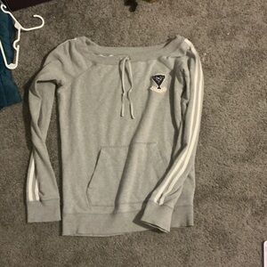 PINK Victoria's Secret Gray Sweatshirt with Logo